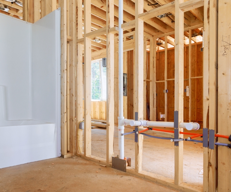Boutique and Custom Home Construction Plumbing