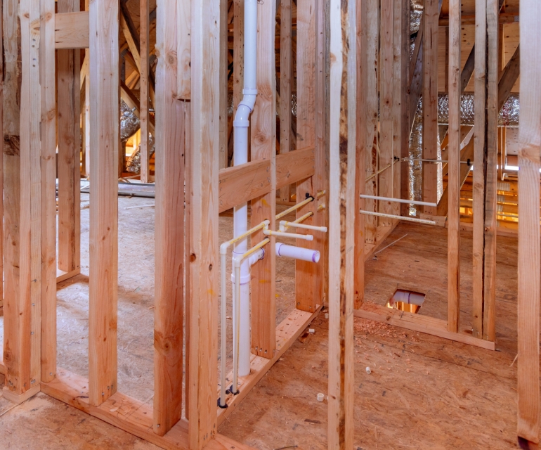 Boutique and Custom Home Construction Plumbing
